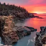 Sunrise at Acadia National Park